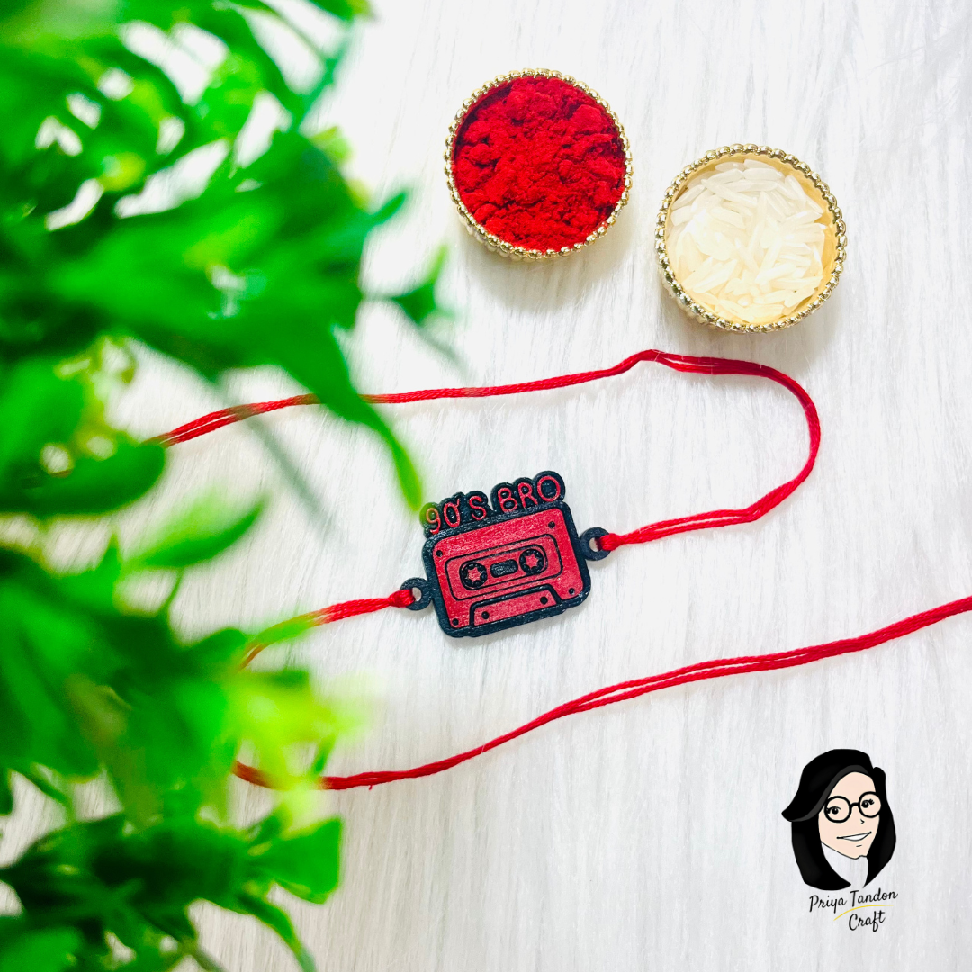 Handmade '90s Bro Rakhi (Fridge Magnet)