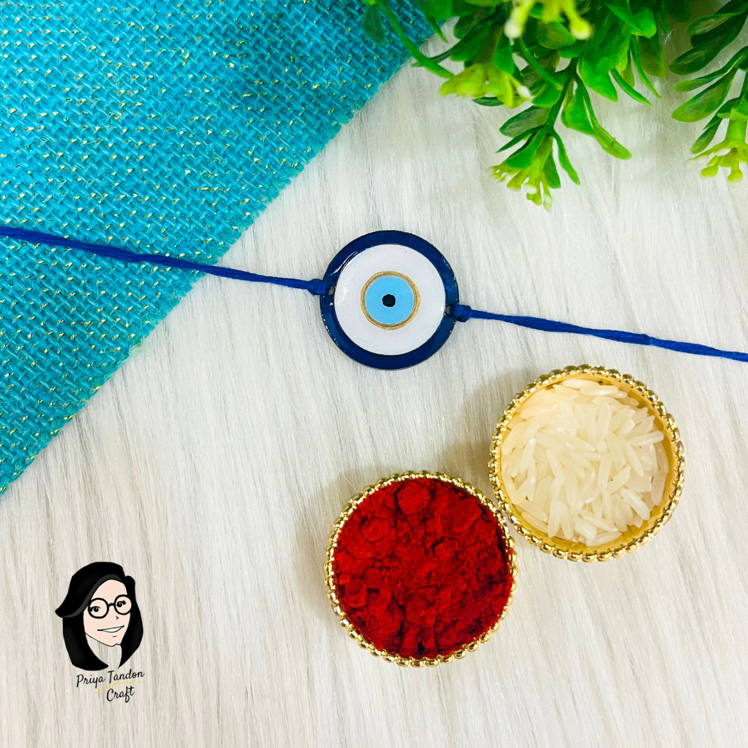Handmade Evil Eye Rakhi (Fridge Magnet) - Best Seller!