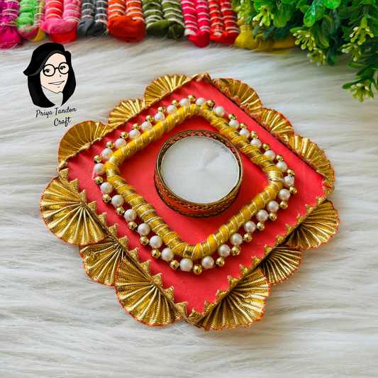 Handcrafted Gotta Work Square Candle Holder (Set of 2)