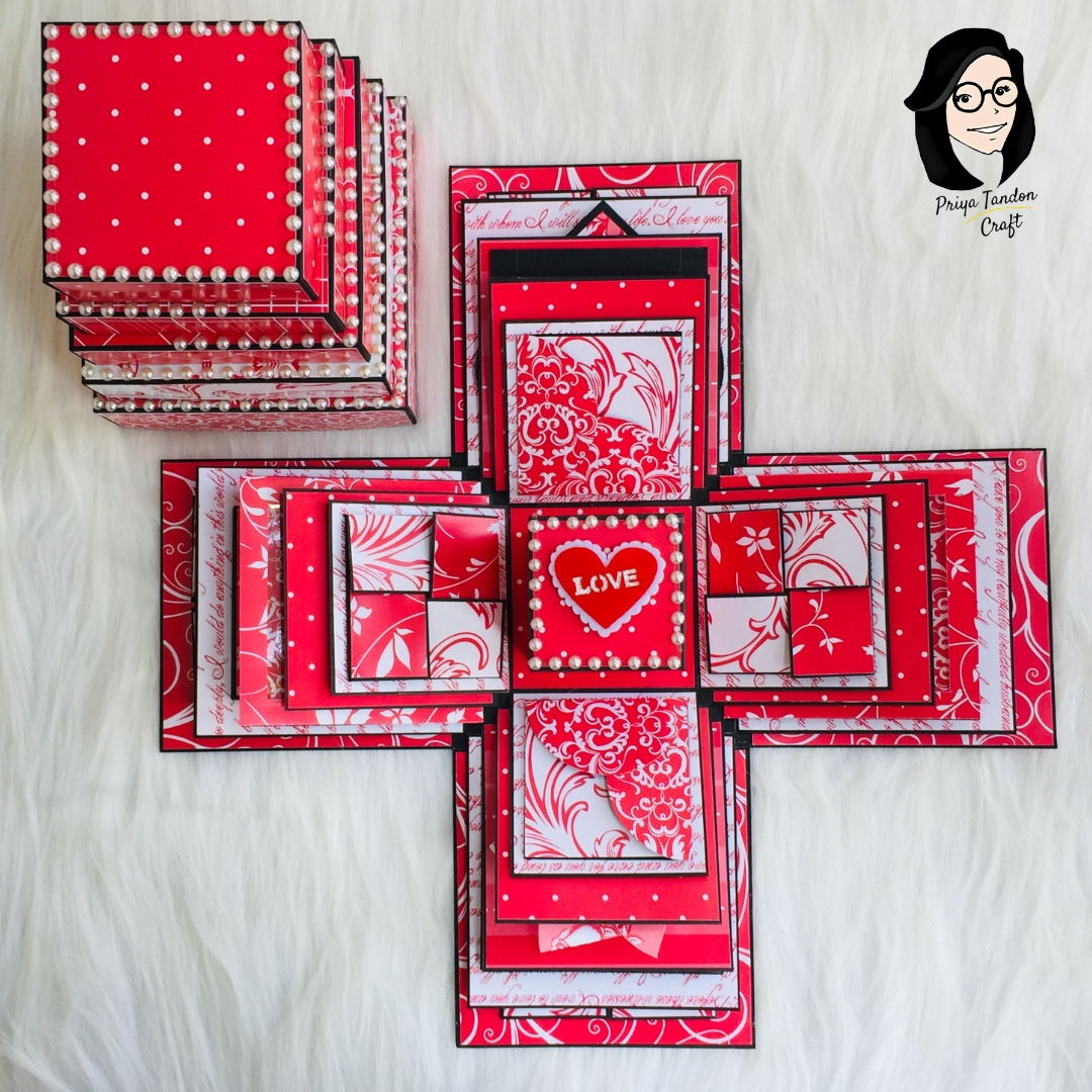 Handmade Valentine’s Day Special Handmade Explosion Box