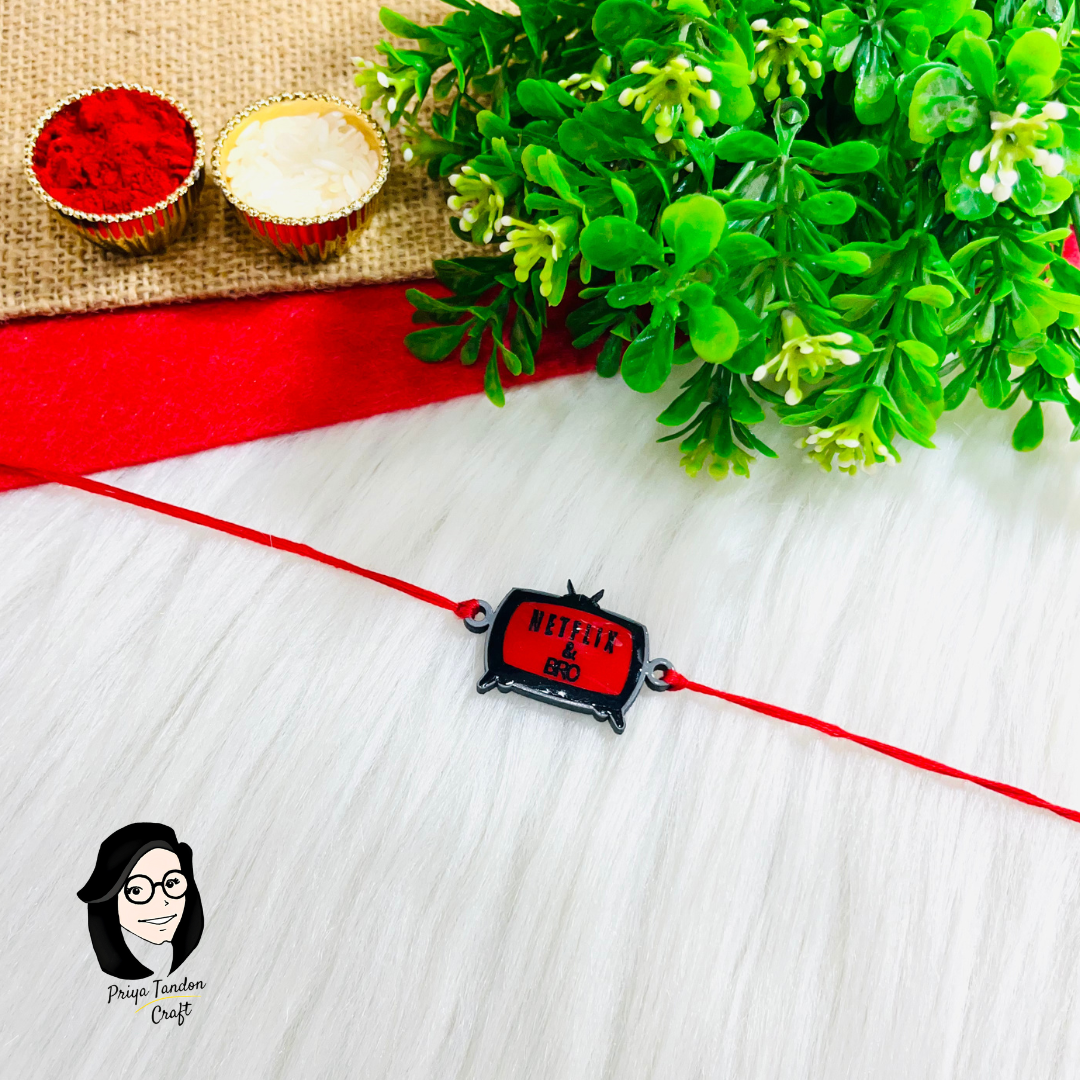 Hanmade Netflix Bro Rakhi (Fridge Magnet)