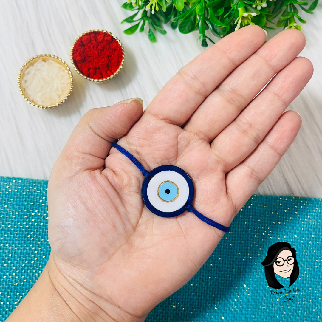 Handmade Evil Eye Rakhi (Fridge Magnet) - Best Seller!