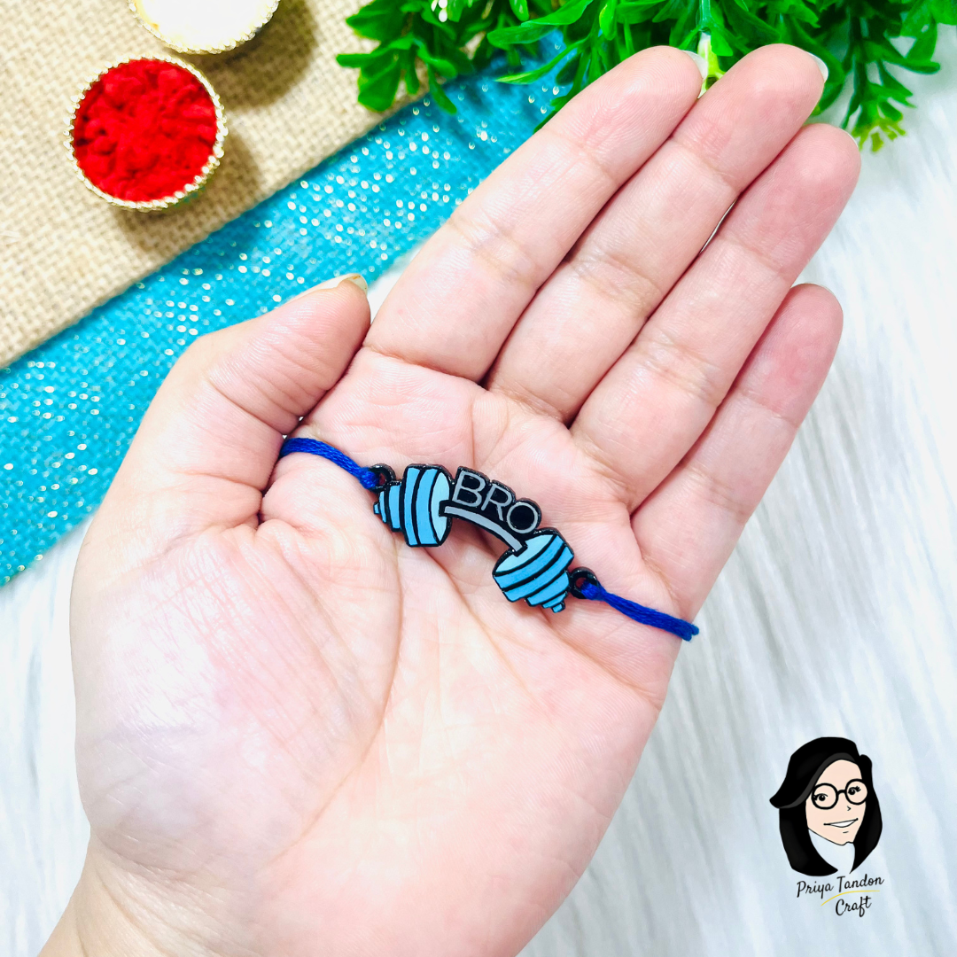 'GYM Bro' Rakhi For Gym Lovers (Fridge Magnet)