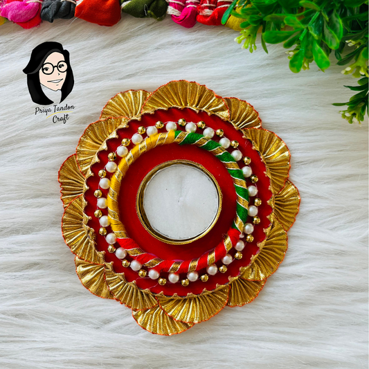 Handcrafted Gotta Work Tealight Candle Holders (Set of 2)