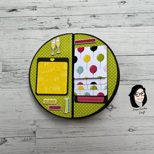 Circular Birthday Scrapbook