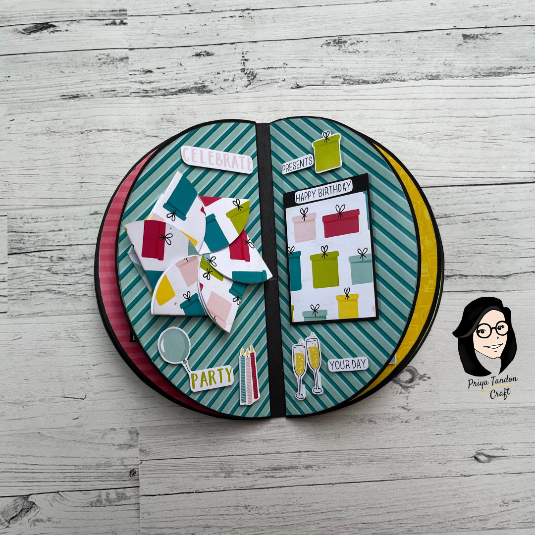 Circular Birthday Scrapbook