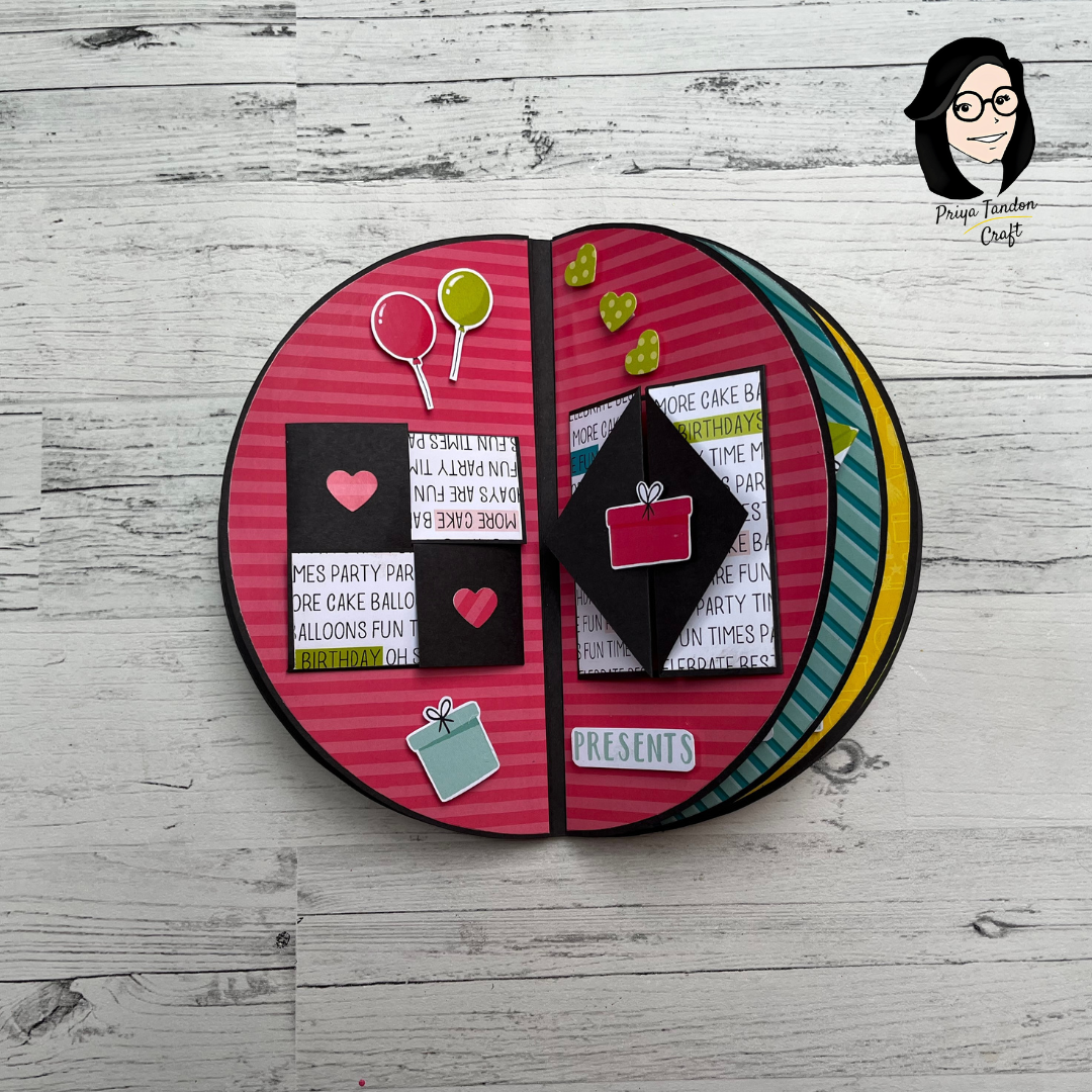Circular Birthday Scrapbook