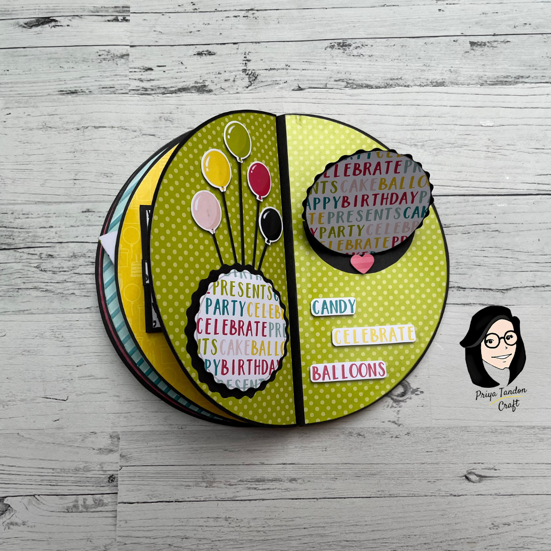Circular Birthday Scrapbook