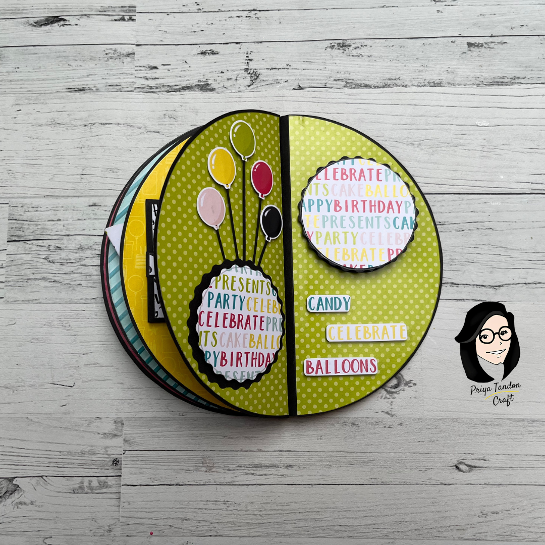 Circular Birthday Scrapbook