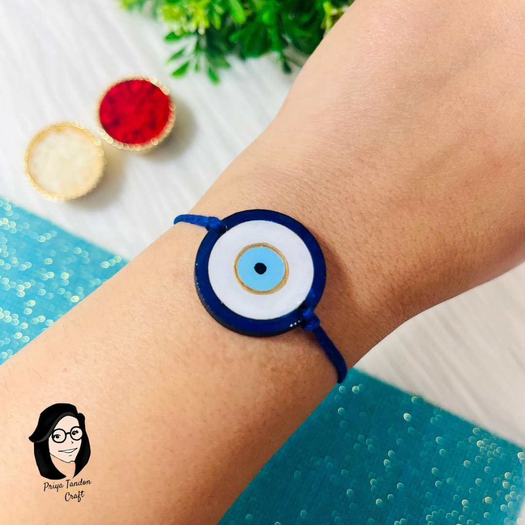 Handmade Evil Eye Rakhi (Fridge Magnet) - Best Seller!