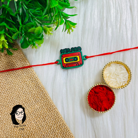 Handmade '90s Bro Rakhi (Fridge Magnet)