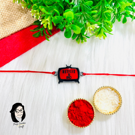 Hanmade Netflix Bro Rakhi (Fridge Magnet)