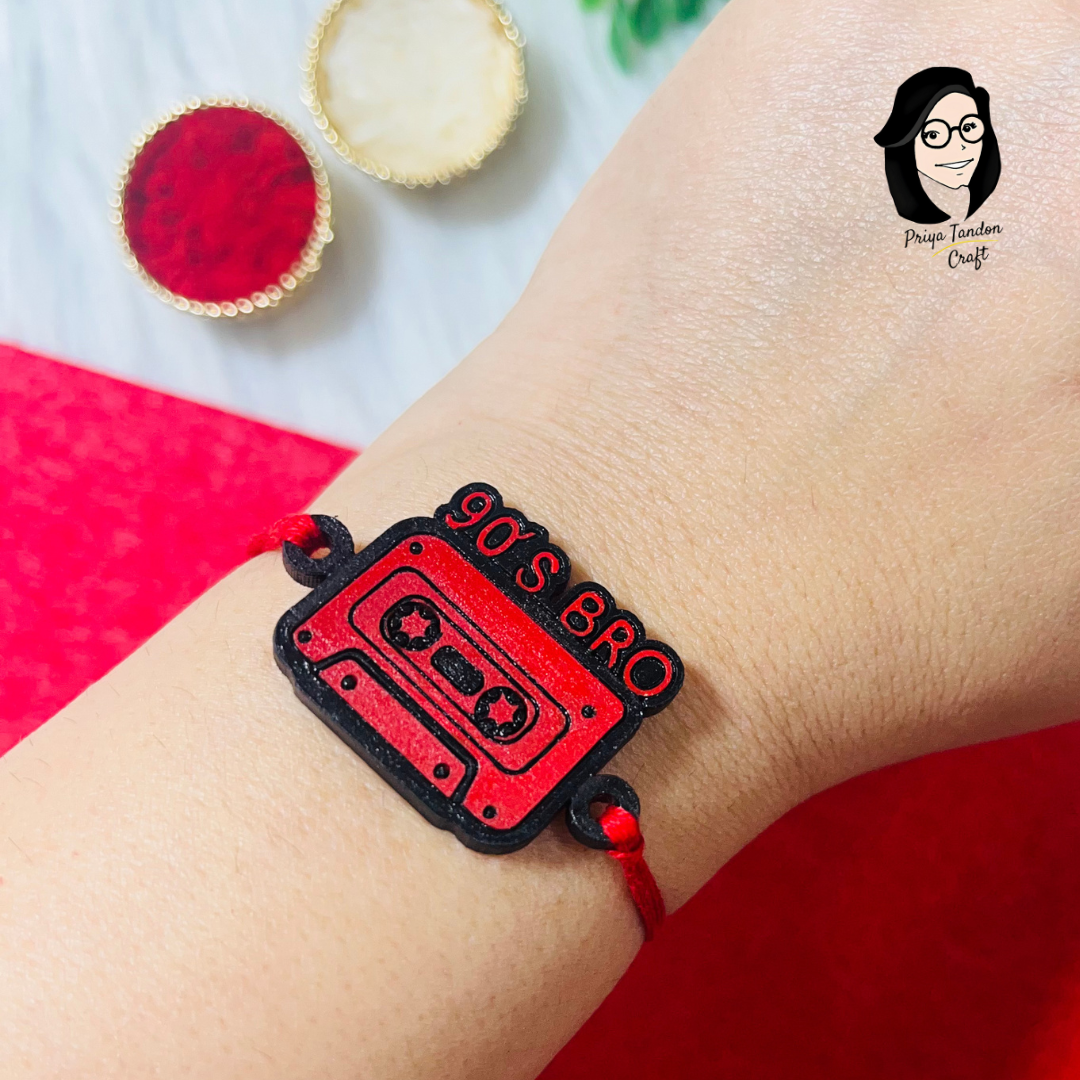 Handmade '90s Bro Rakhi (Fridge Magnet)