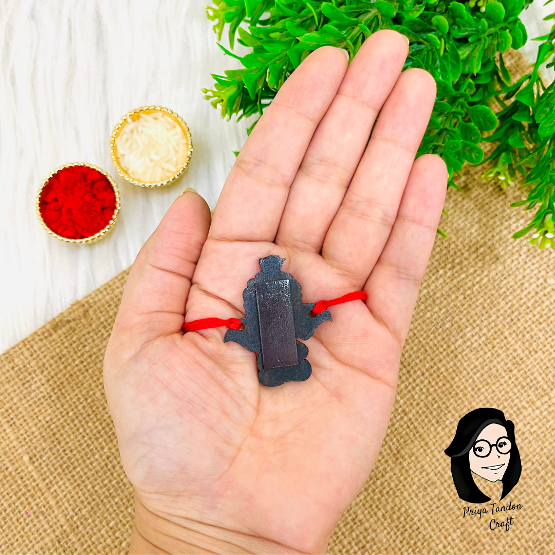 Handmade 'Lord Ganesha' Rakhi (Fridge Magnet)