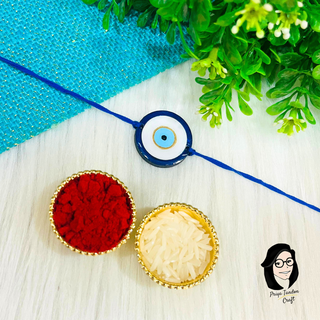 Handmade Evil Eye Rakhi (Fridge Magnet) - Best Seller!