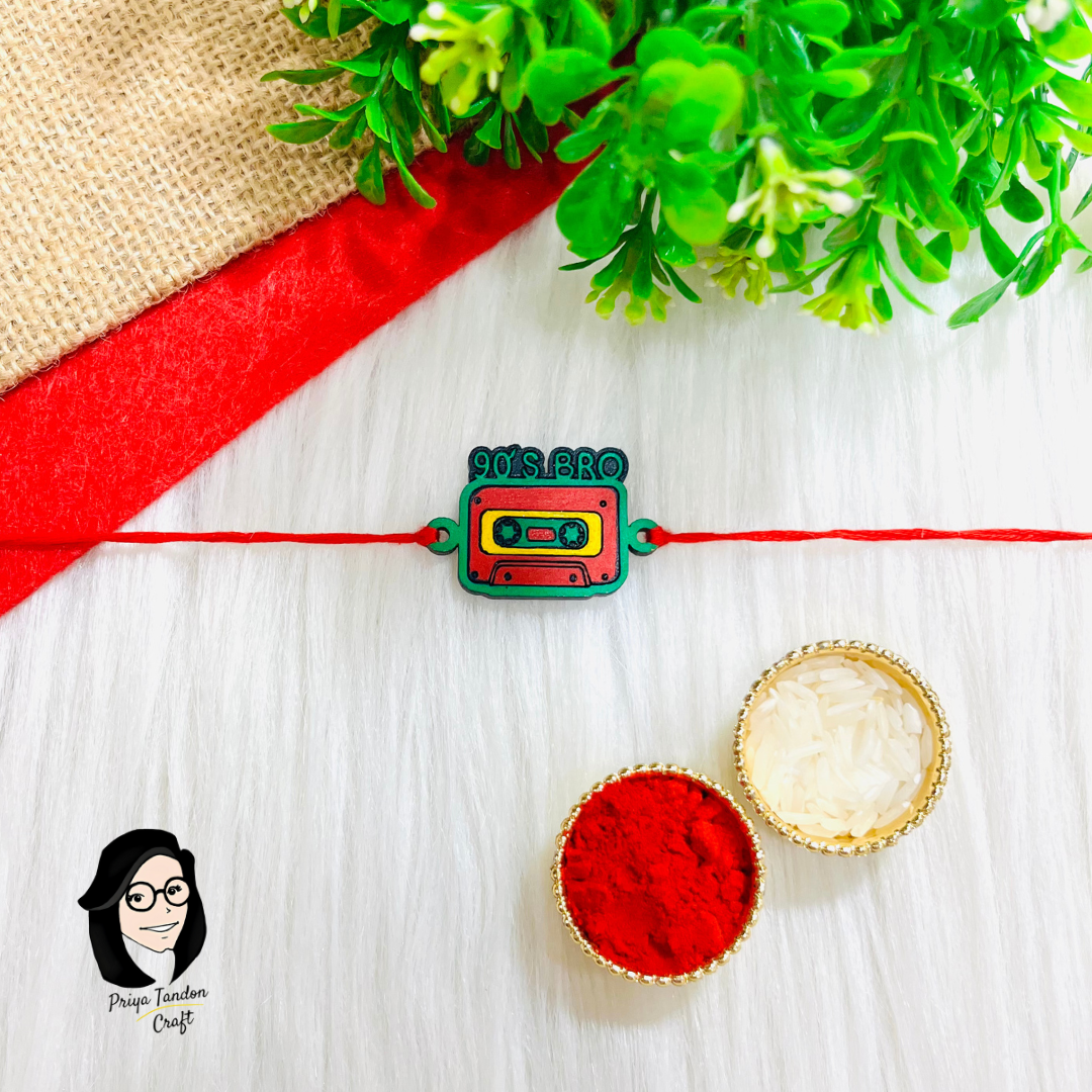 Handmade '90s Bro Rakhi (Fridge Magnet)