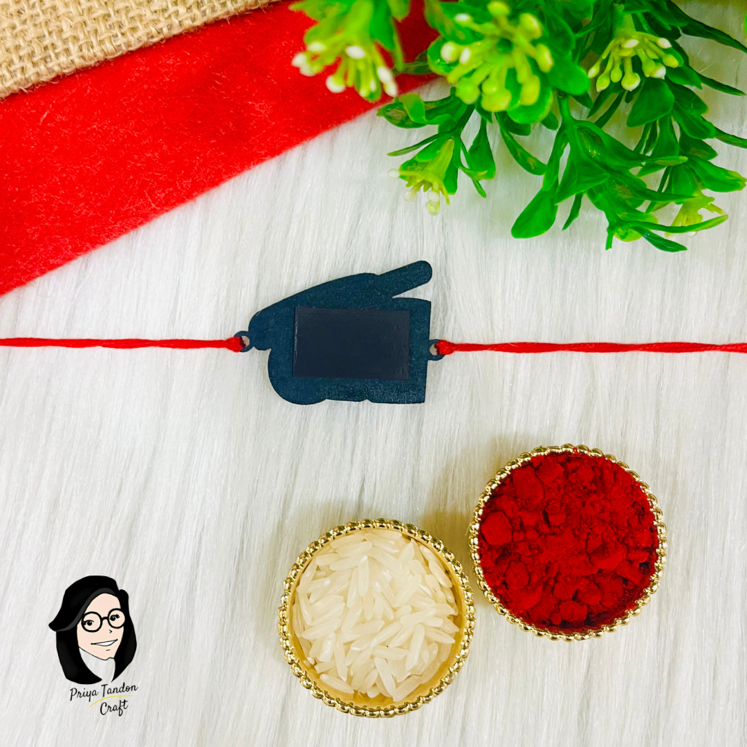 Handmade Cricket Rakhi For Cricket Lovers (Fridge Magnet)