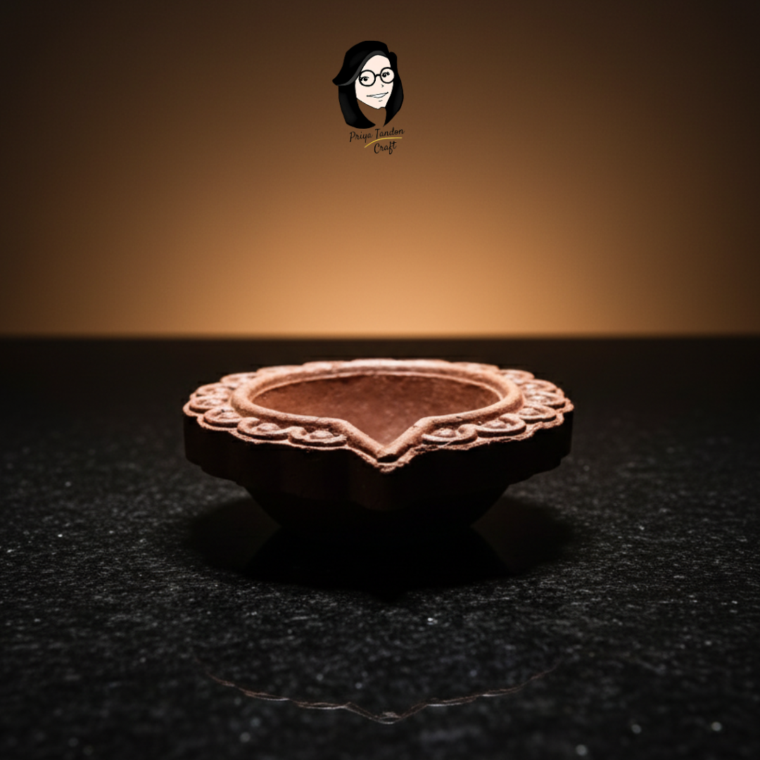 Handcrafted Raw Clay Diyas (Set of 12) for Diwali