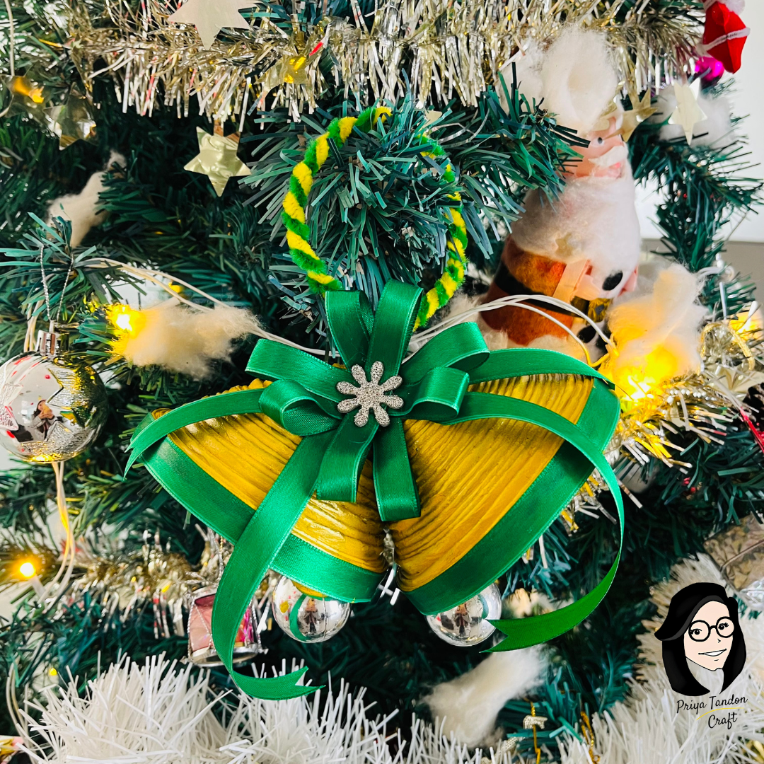 Christmas Tree Jingle Bells - Green and Yellow