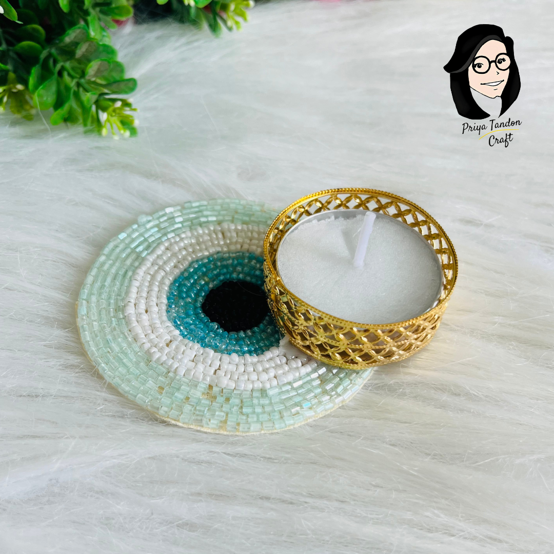 Evil Eye Tea Light Candle Holder (Set of 2)