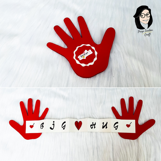 Hug Day Greeting Card - Valentine Week Gift