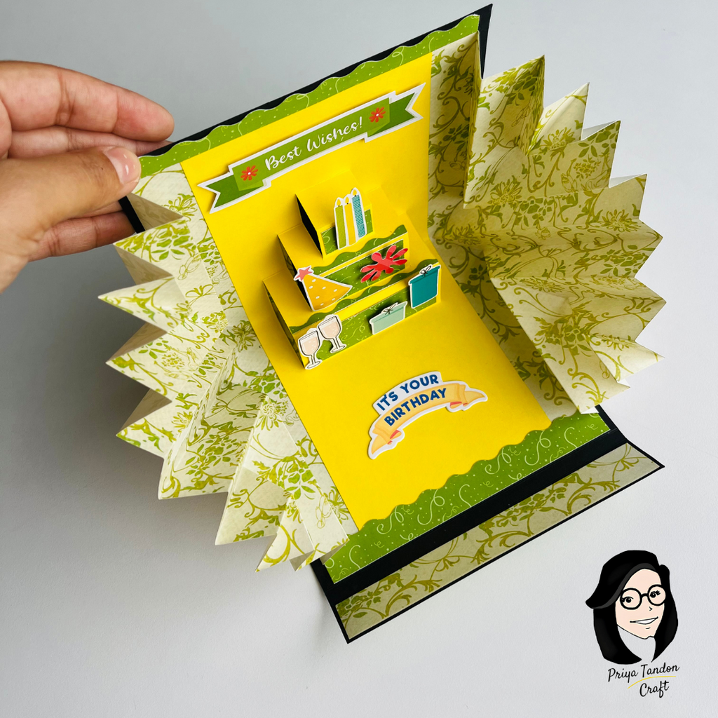 3D Pop-Up Birthday Card - Best Wishes!