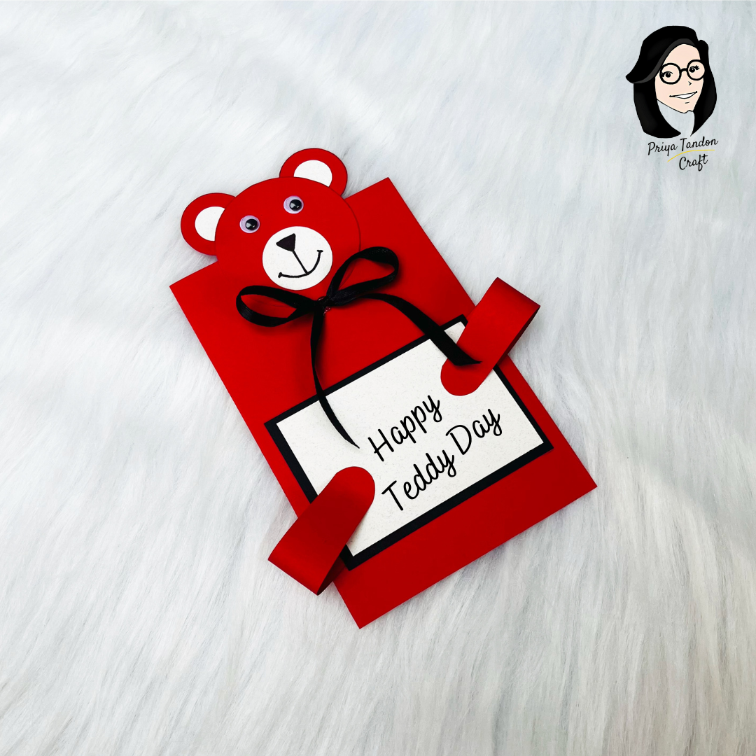 Happy Teddy Day Card - Valentine Week Gift