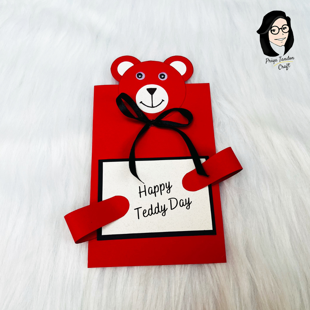 Happy Teddy Day Card - Valentine Week Gift