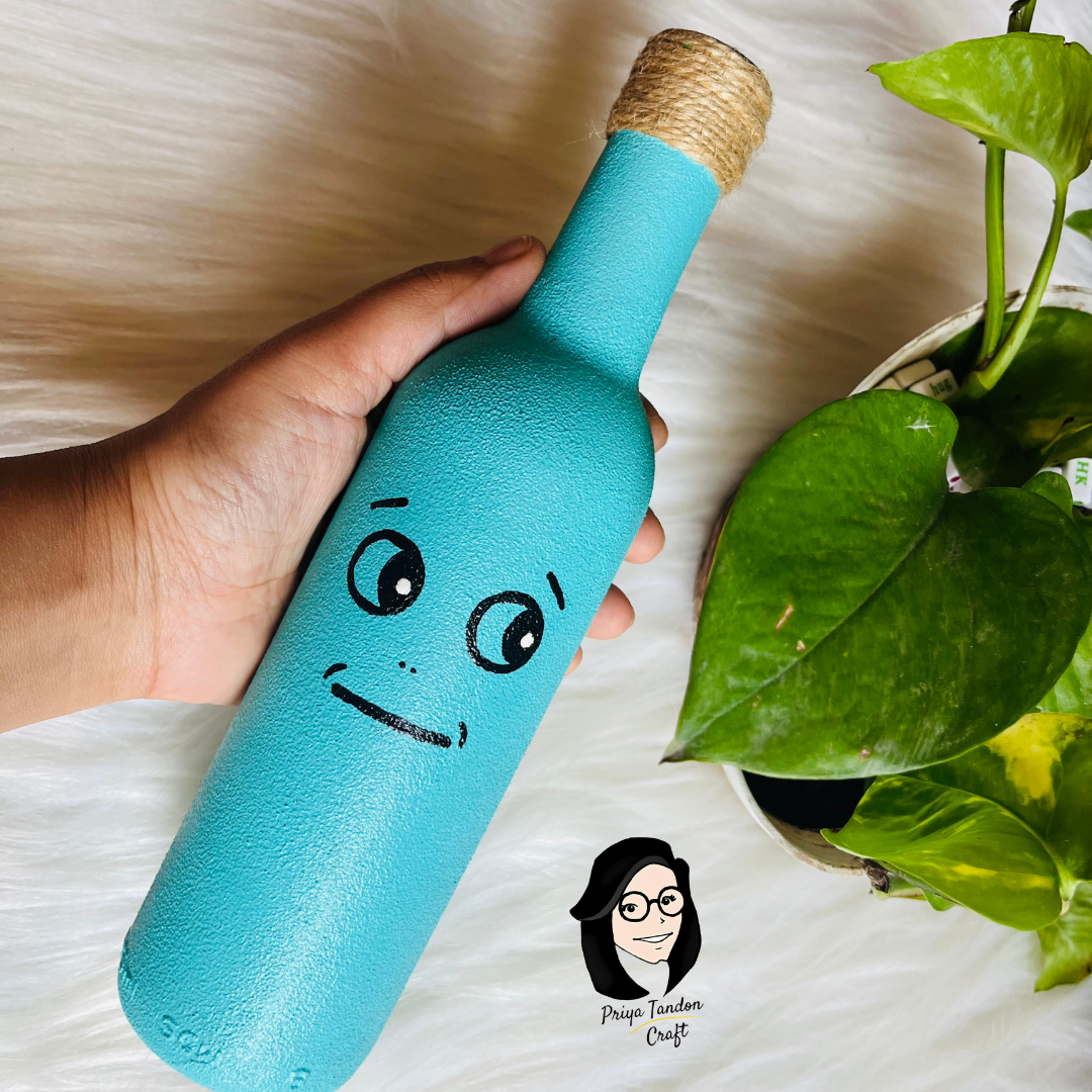 Hand-Painted Emoji Bottle