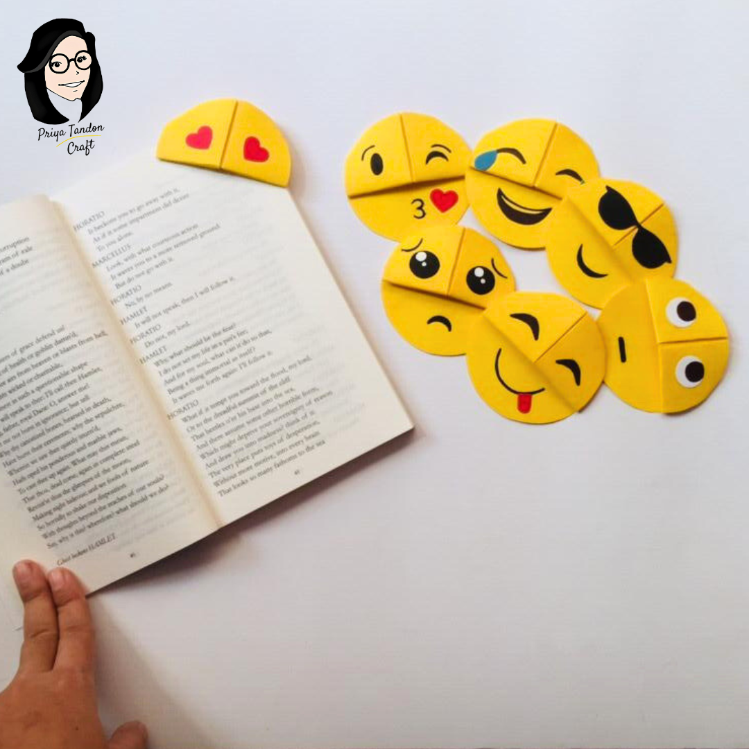 Emoji Corner Bookmarks