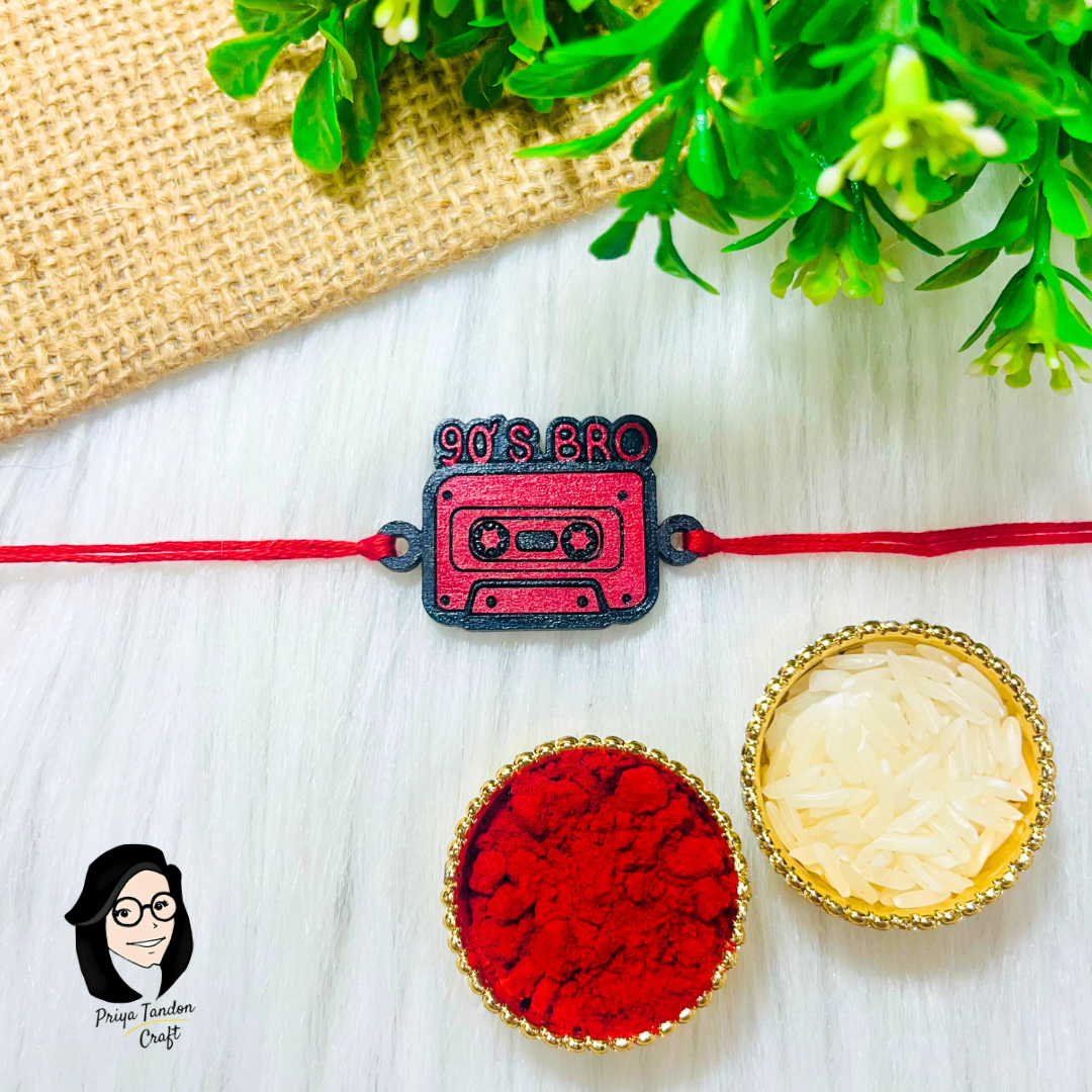 Handmade '90s Bro Rakhi (Fridge Magnet)