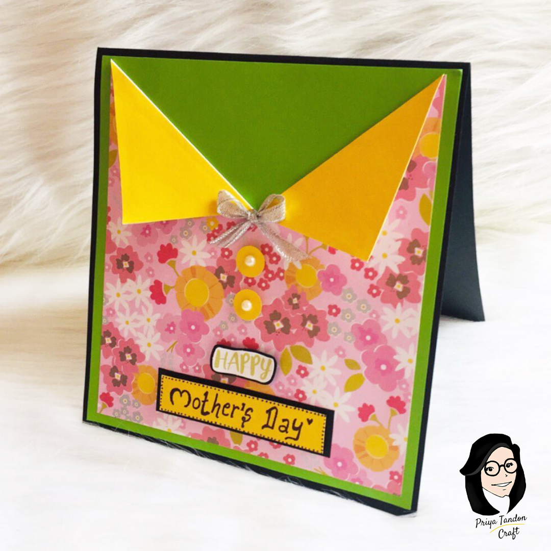 Happy Mothers' Day Handmade Card - Floral Theme