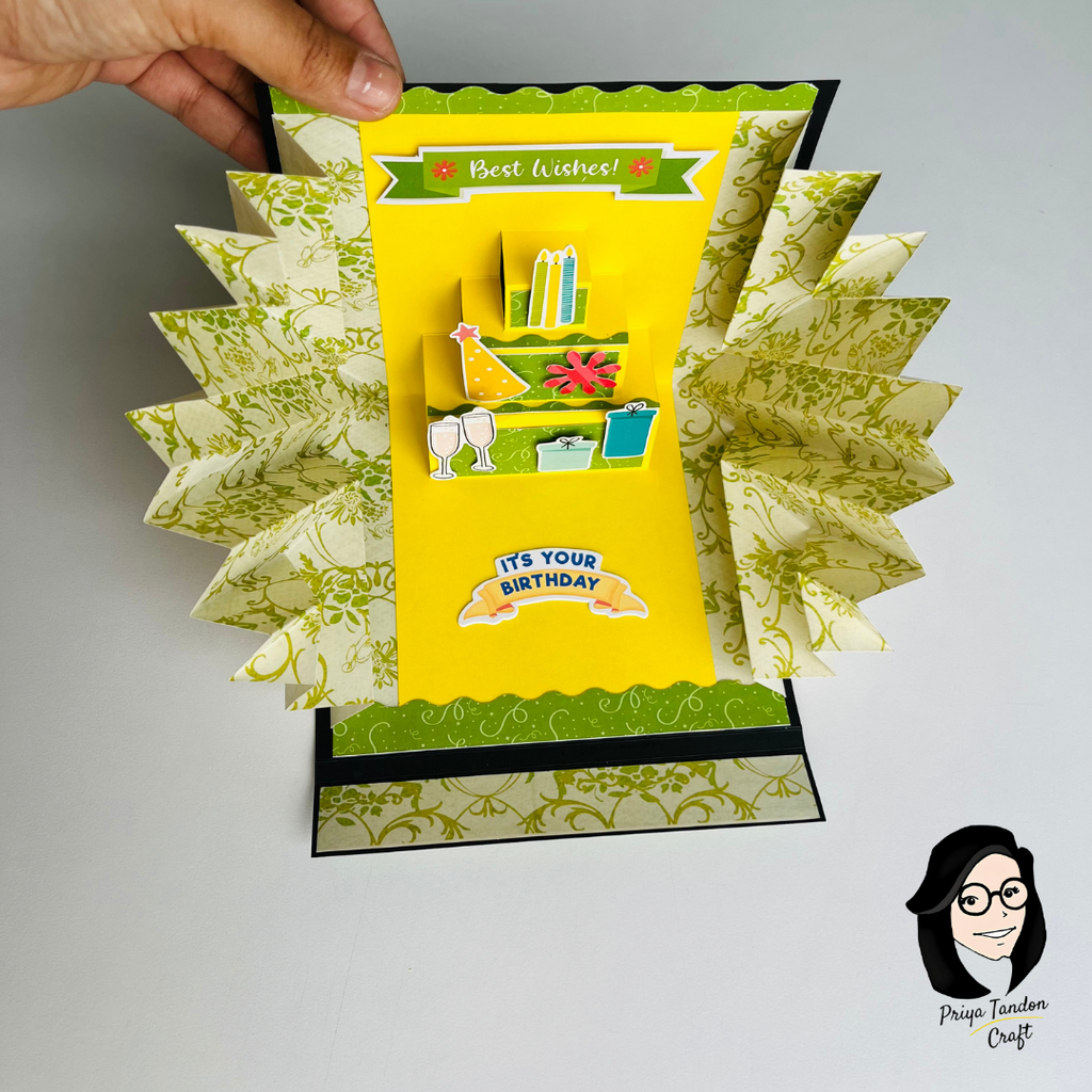 3D Pop-Up Birthday Card - Best Wishes!