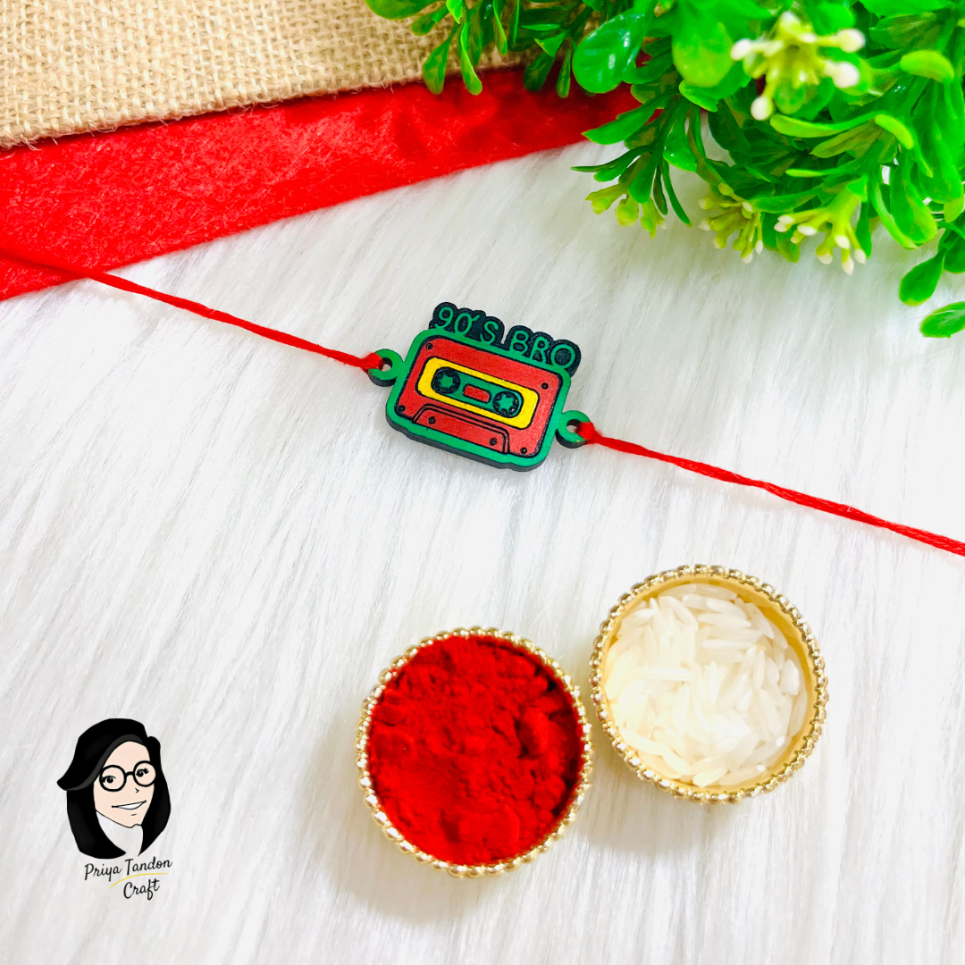 Handmade '90s Bro Rakhi (Fridge Magnet)