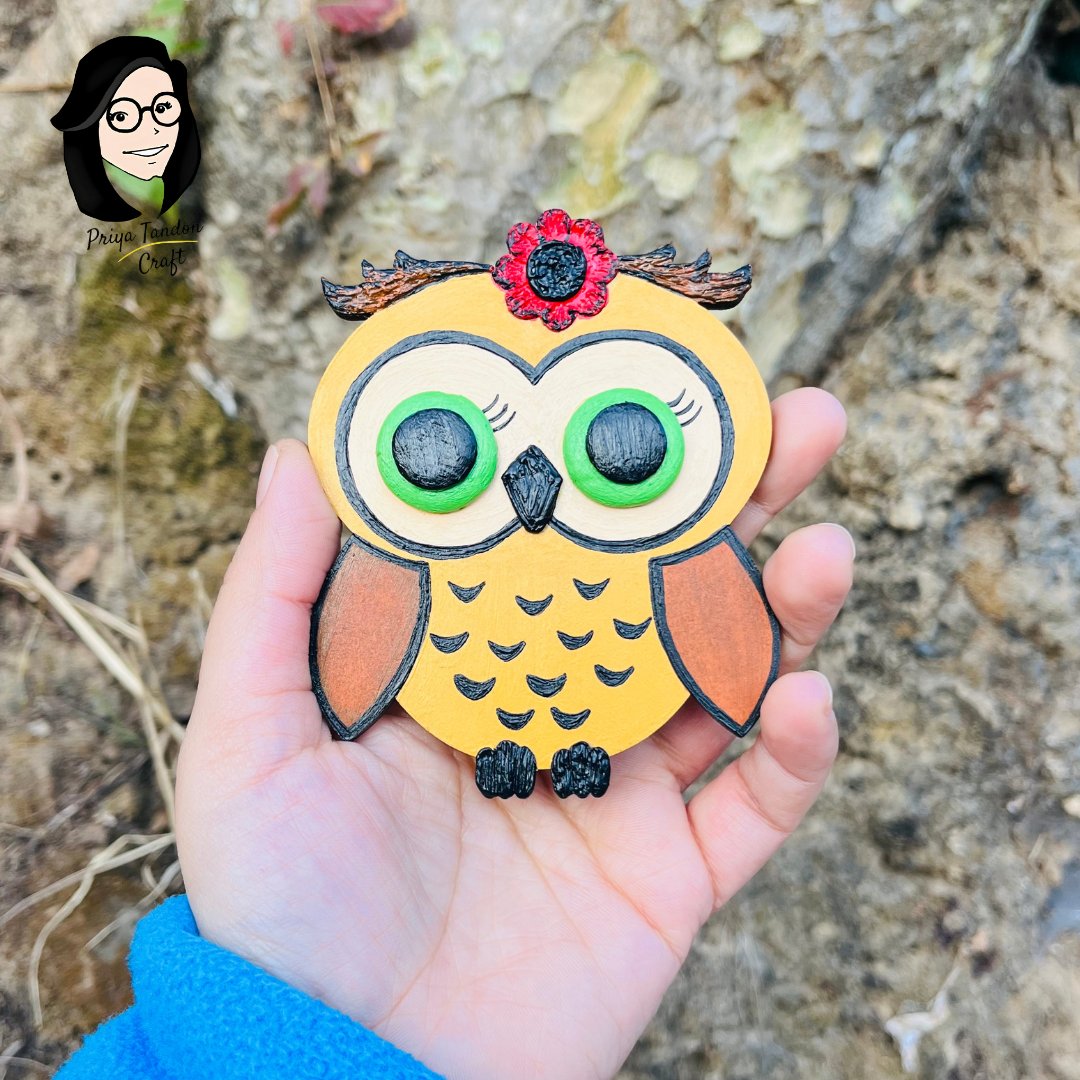 Cute Owl Fridge Magnet