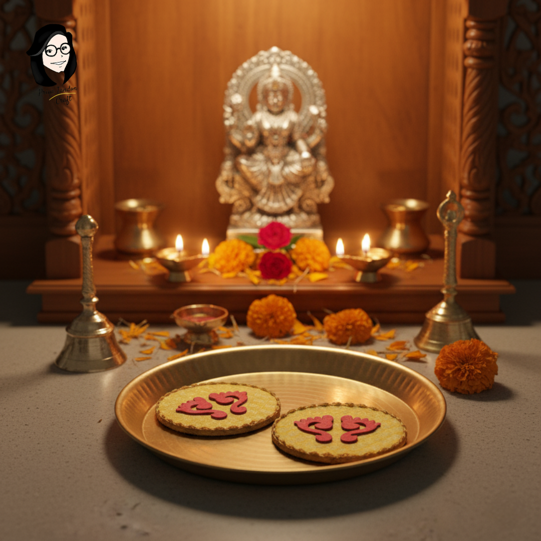 Maa Lakshmi Charan Paduka for Diwali Decor