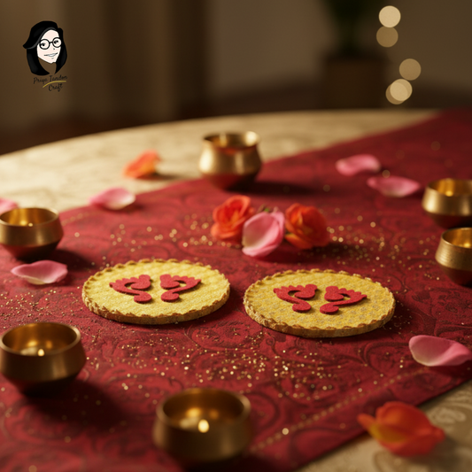 Maa Lakshmi Charan Paduka for Diwali Decor