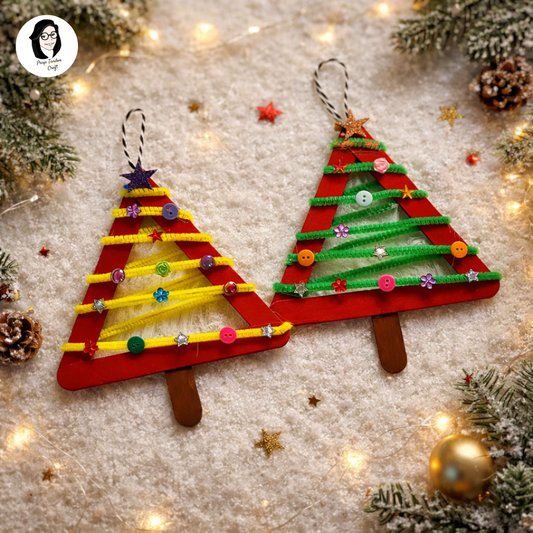 Christmas Tree Hangings For Home Decoration (Set of 2)